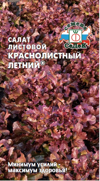 Салат Краснолистный Летний листовой, среднеранний 0,5гр Седек/ЦВ