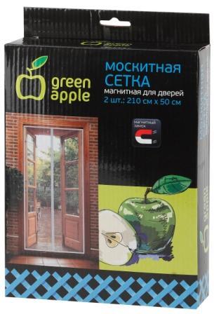 Сетка москитная на дверь 210x50см магнитная GREEN APPLE GBN007