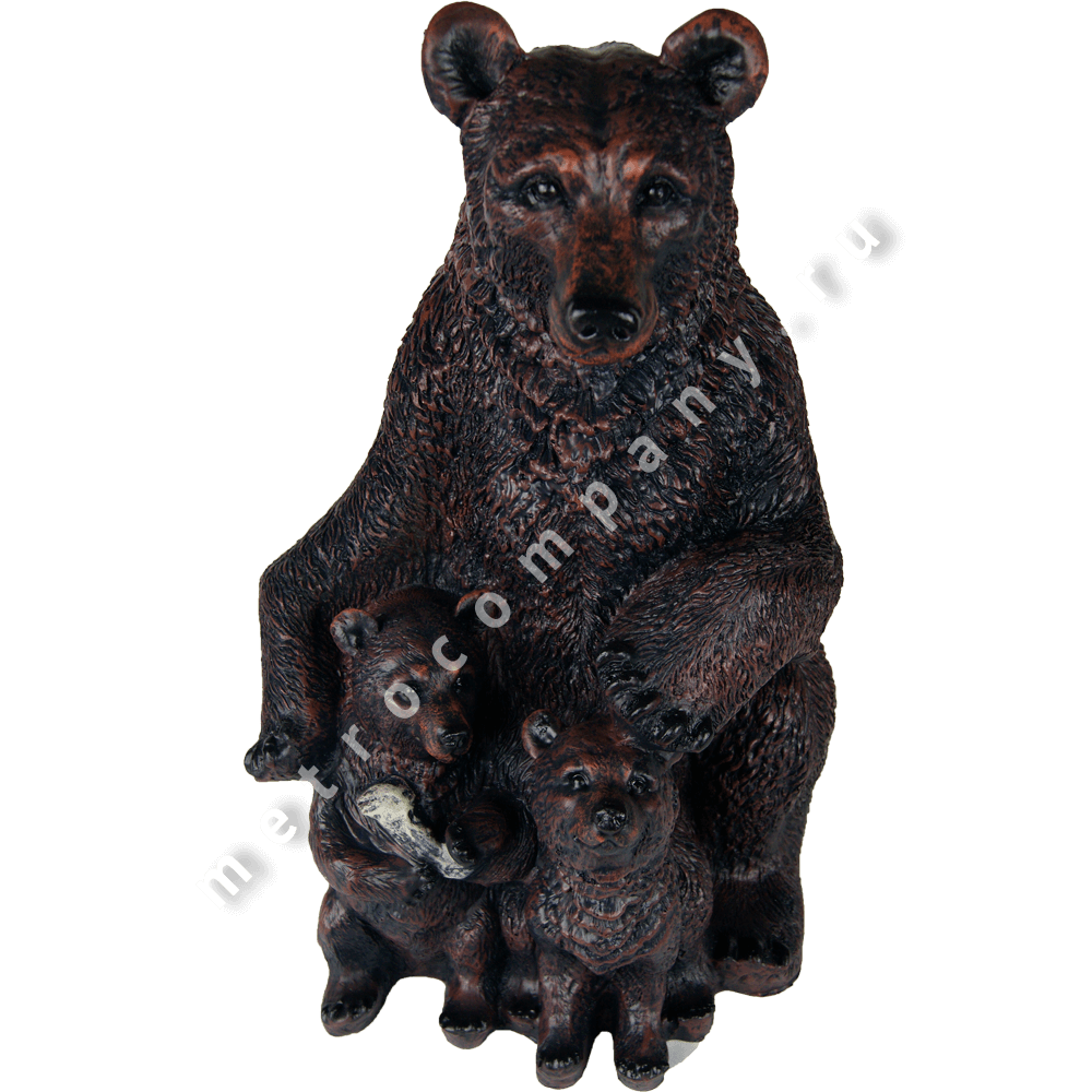 Медведица с медвежатами 46*33см 16714 Мт