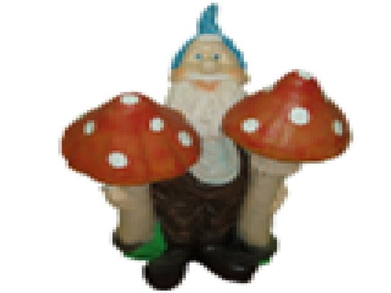 Гном с двумя грибами 12047 Мт