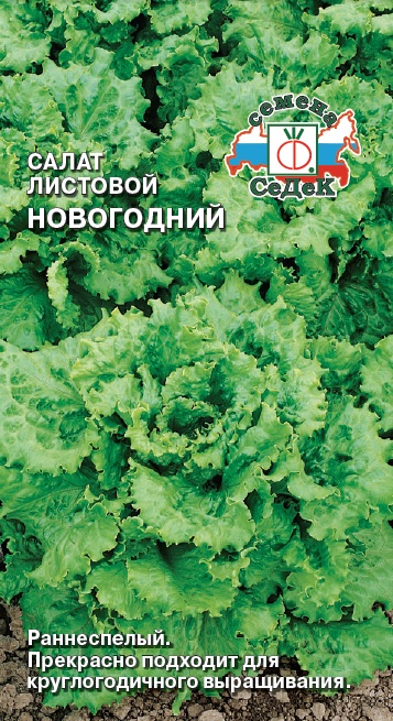 Салат Новогодний листовой, раннеспелый 0,5гр Седек/ЦВ